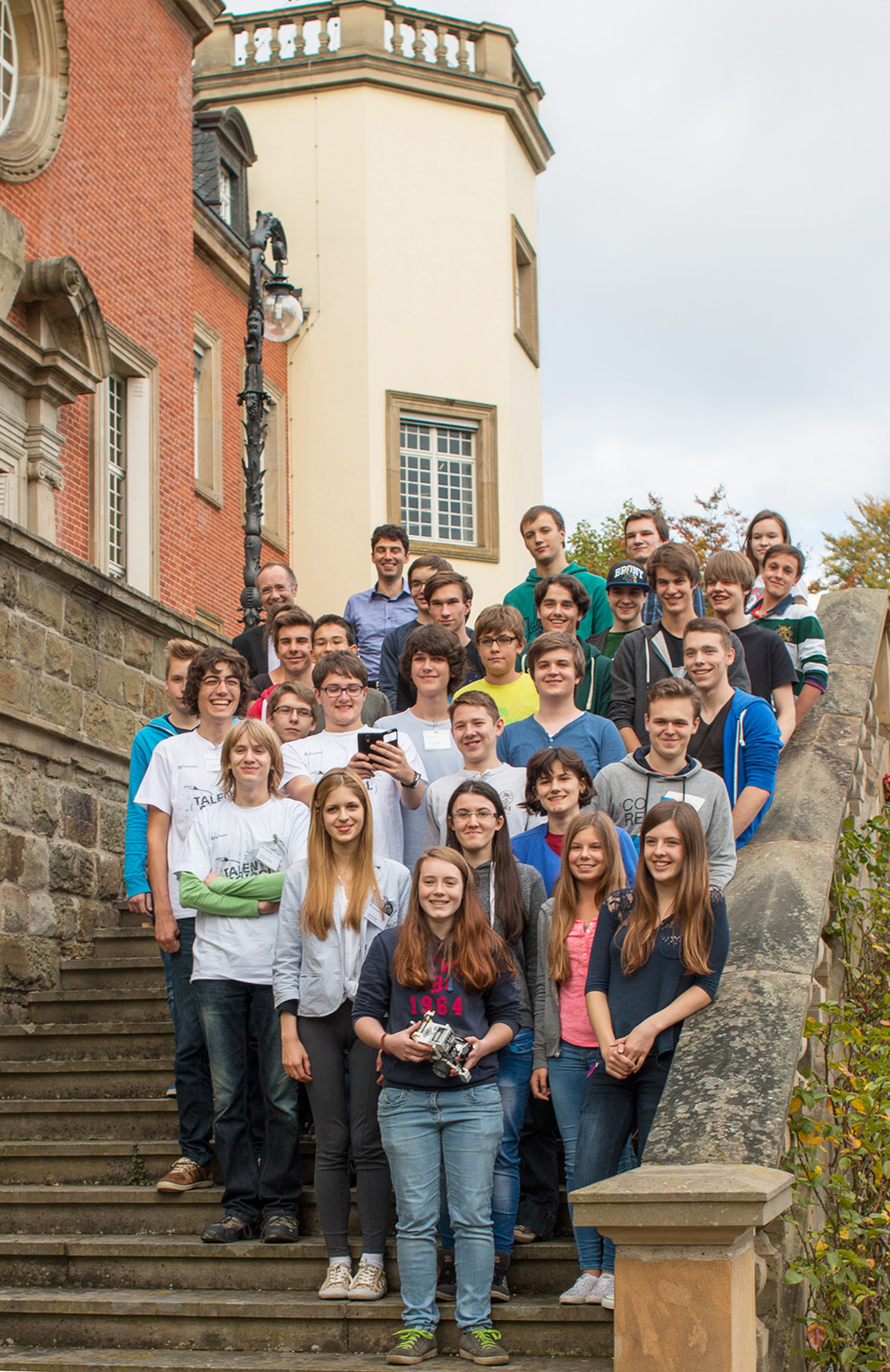 Teilnehmerinnen und Teilnehmer der Fraunhofer-Talent-School 2014