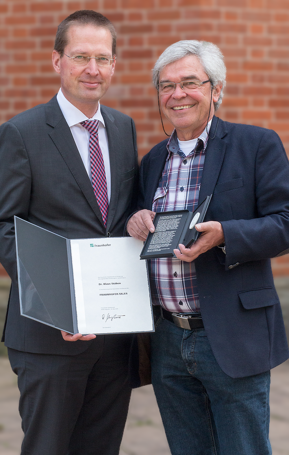SCAI-Forscher Dr. Klaus Stüben hat in Anerkennung seiner Verdienste um die Fraunhofer-Gesellschaft den Fraunhofer-Taler erhalten
