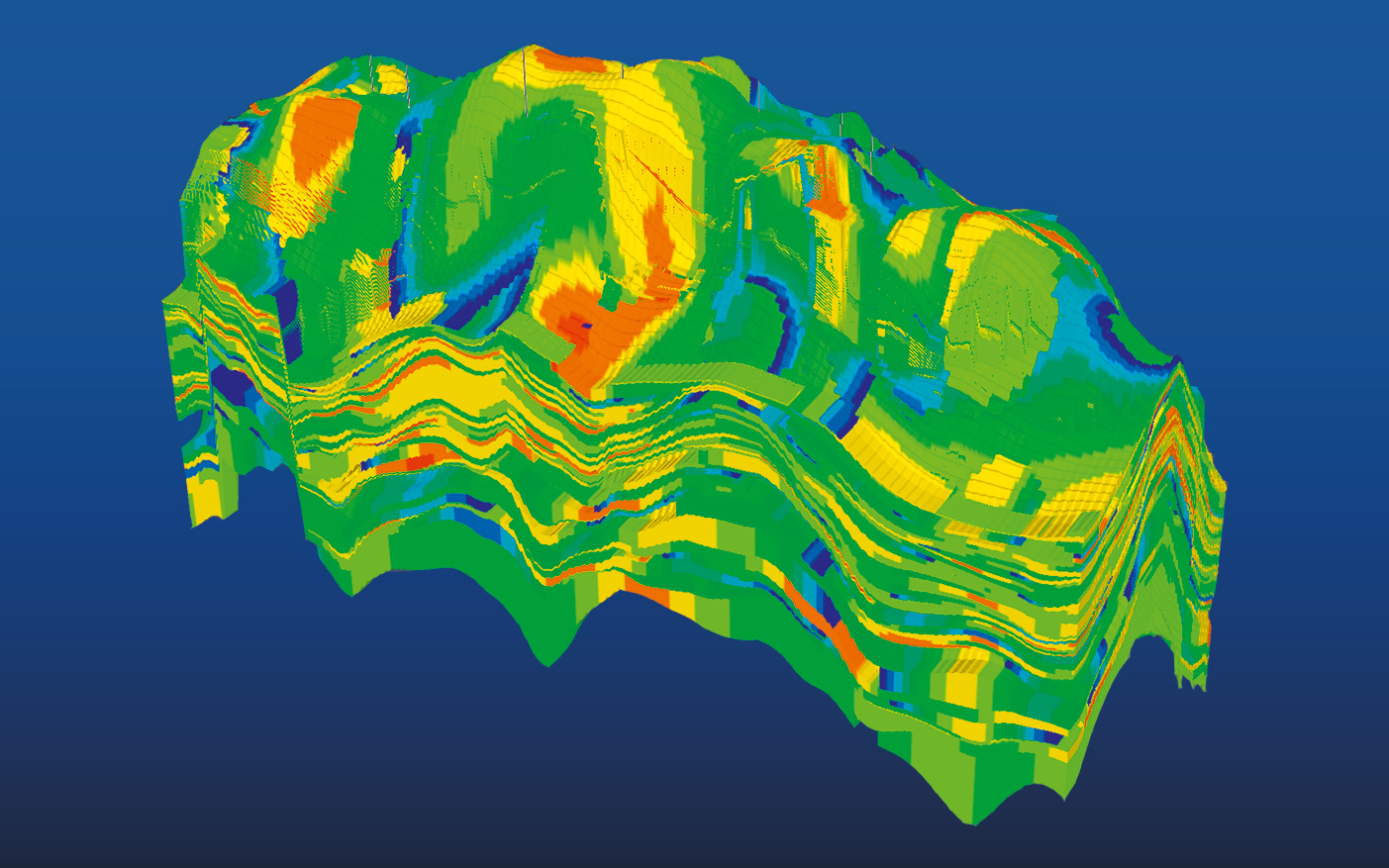 Oil, water and gas production simulation