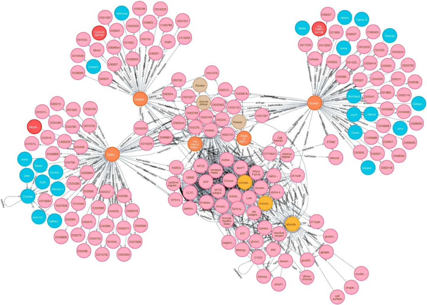 Knowledge graph visualizes knowledge on psychoses from unstructured